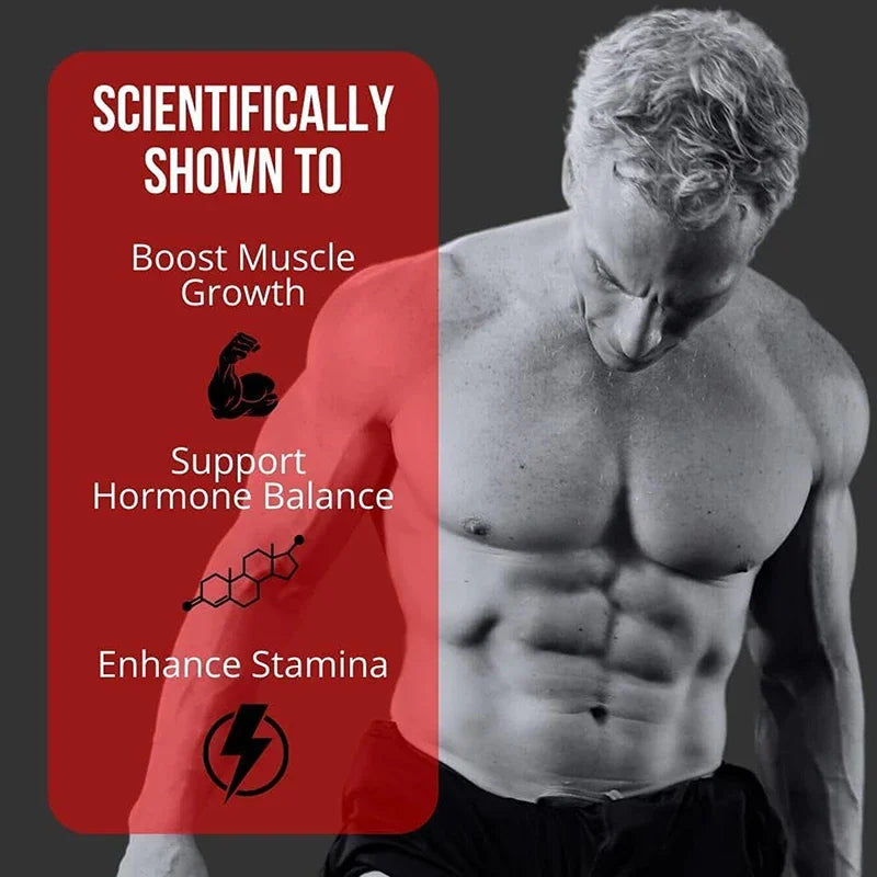 Xemenry Muscle Builder for Men 30+ – Strength & Endurance Muscle Builder Supplement Qst
