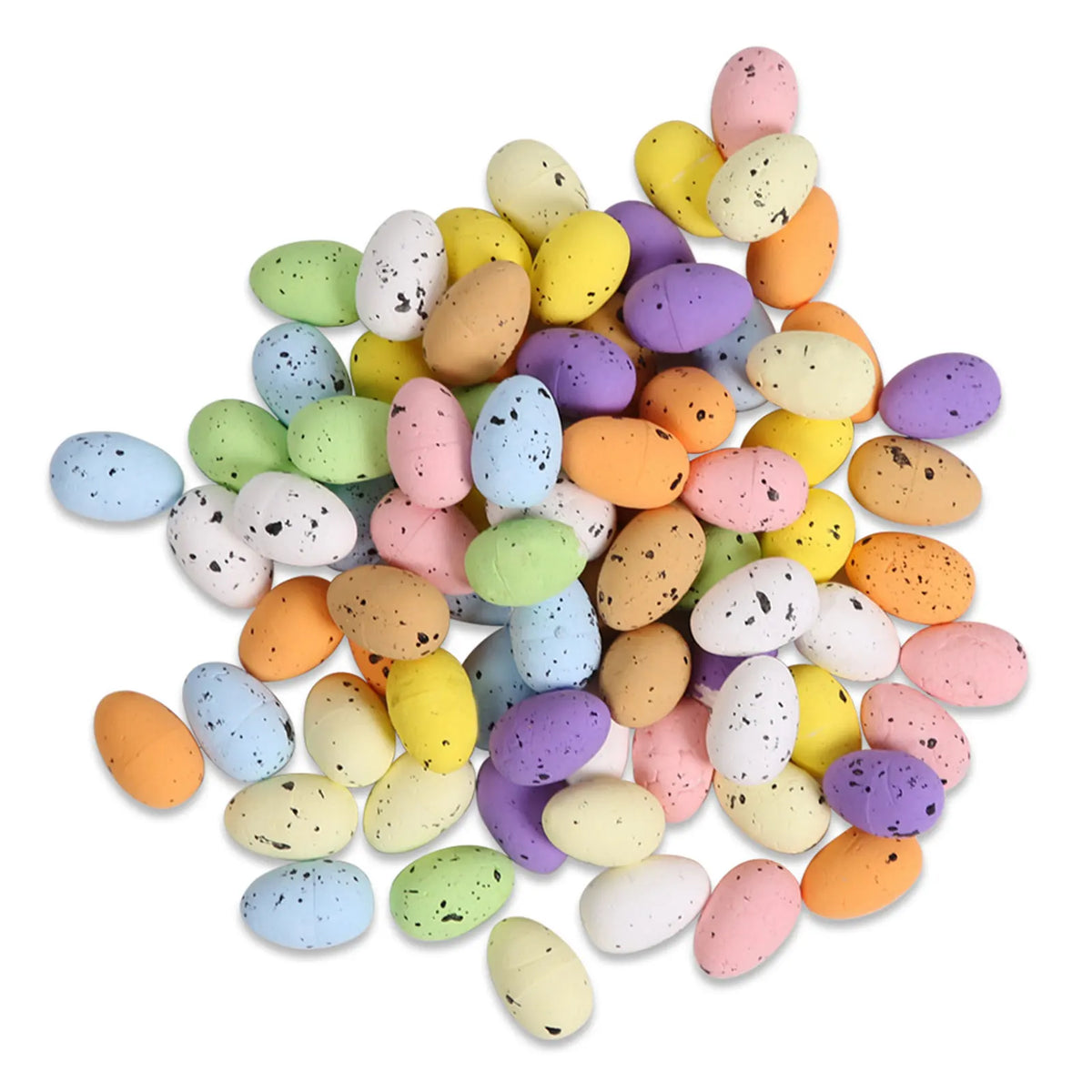 Colorful Foam Easter Egg Ornaments for DIY Wreaths & Crafts Easter Craft Ornaments Qme 2.4cm