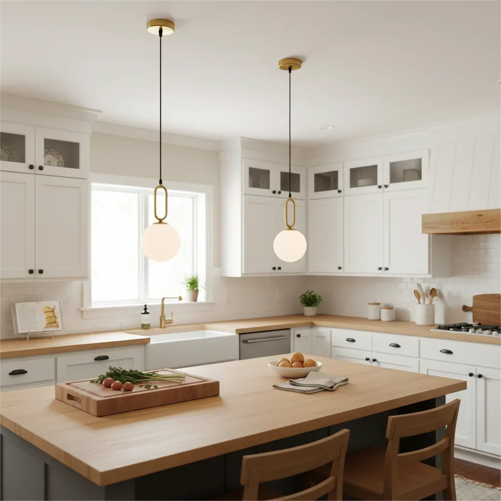 Nordic Minimalist Modern Pendant Light – Glass Stone Ceiling Lamp Pendant Ceiling Light Qme