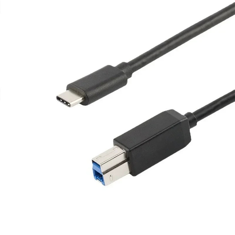 USB-C to USB-B Cable | Printer, Tablet & Notebook – Qme USB Adapter Cable Qme