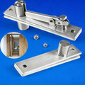 360° Stainless Steel Pivot Hinge – Hidden Secret Door Hardware Pivot Door Hinge Qst Silver