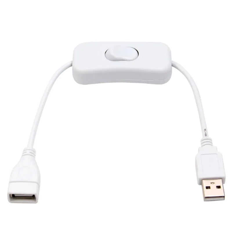 USB 2.0 Extension Cable with On/Off Switch for LED Strips USB Switch Cable Qme