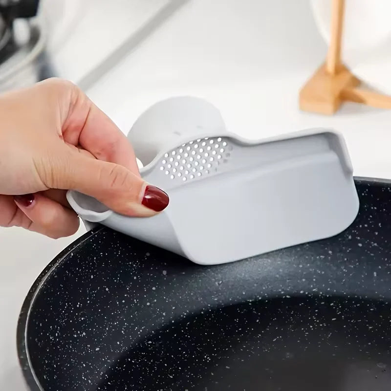 Silicone Clip-On Pot Pouring Spout | Anti-Splash Soup Guide Silicone Pot Spout Qst