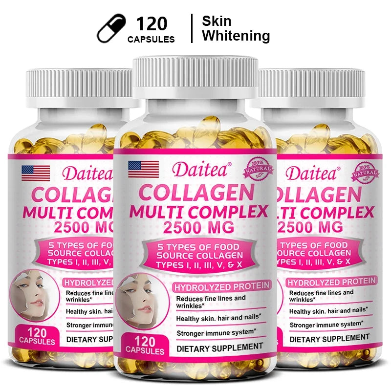 Daitea Hydrolyzed Collagen Supplement – Skin, Hair & Nails Collagen Supplement Qst