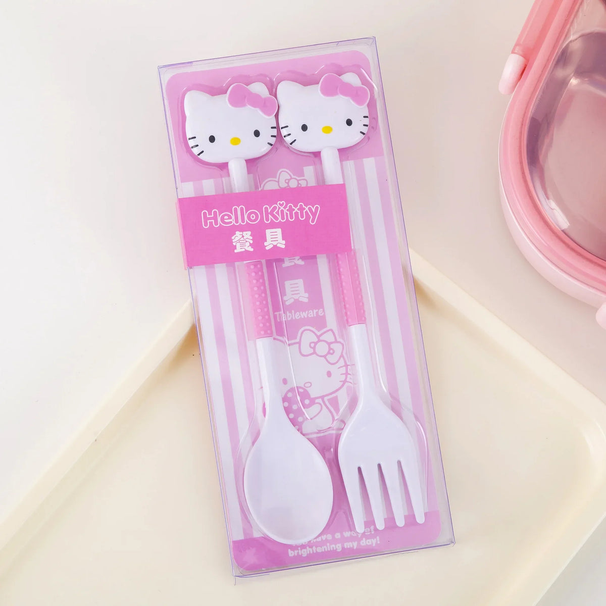 Hello Kitty Kuromi Cute Fork & Spoon Set – 5 Colors Kawaii Cutlery Set Qme 4