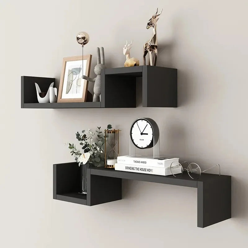 Wood Wall Mounted Shelf – Living Room, Bathroom & Kitchen Wall Mounted Shelf Qme