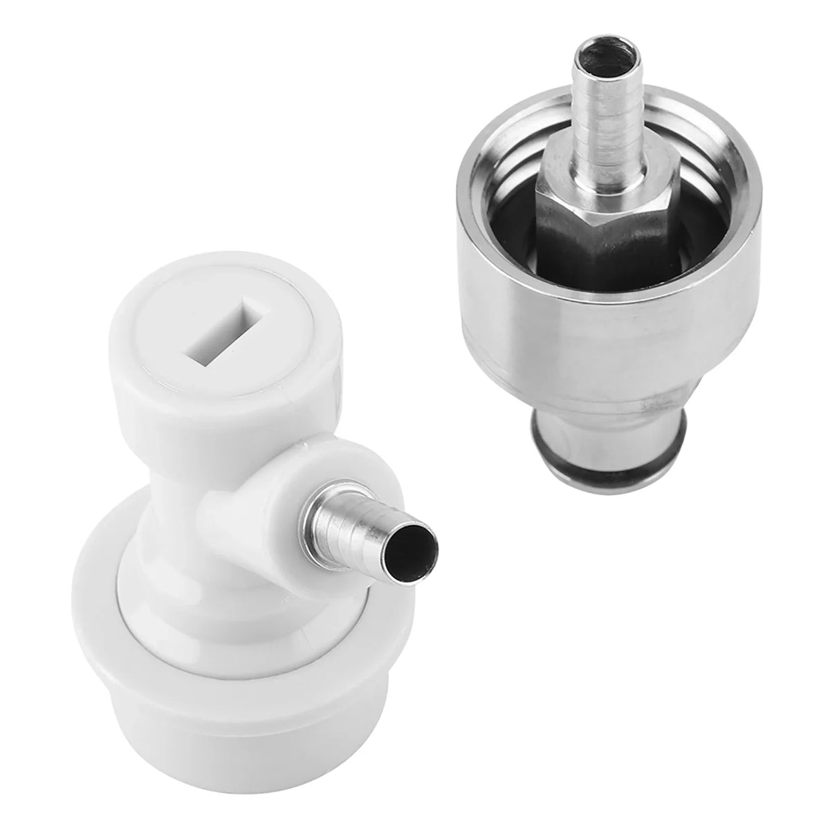 Stainless Steel Carbonation Cap & Ball Lock Disconnect Homebrewing Carbonation Tool Qme