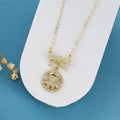Luxury Copper Zircon Heart Pendant Necklace – 4 Styles Heart Pendant Necklace Qme C