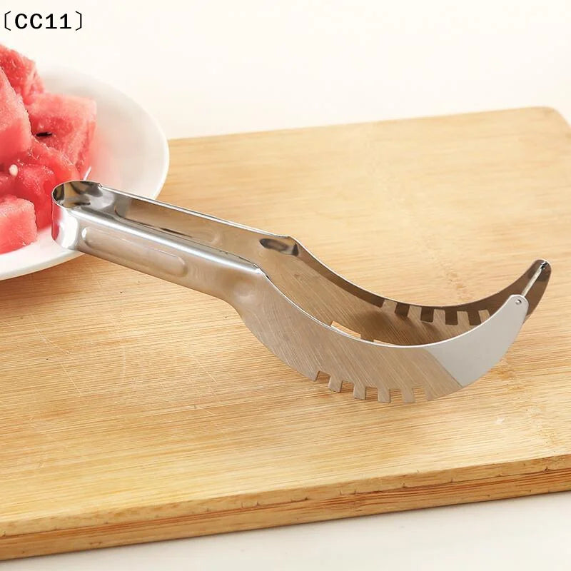 Stainless Steel Windmill Watermelon Cutter & Fruit Slicer Fruit Cutter Tool Qme