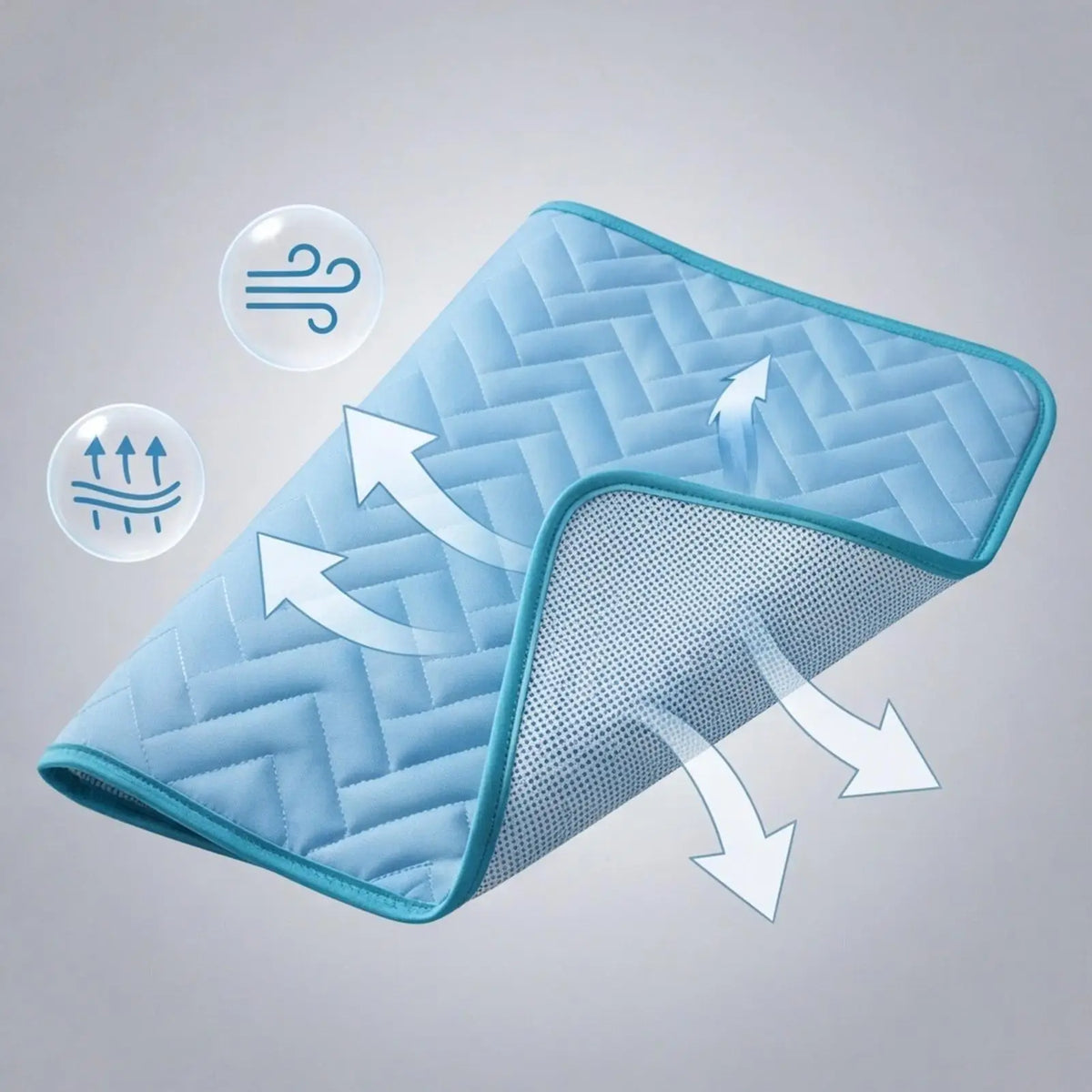 Dog Cooling Mat – Cold Kennel Pad for Puppies & Pets Pet Cooling Mat Qme