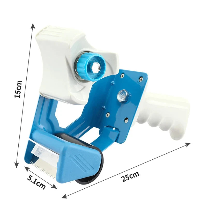 Heavy-Duty Metal Tape Dispenser | Wide Roll Office Packer Tape Dispenser Qme