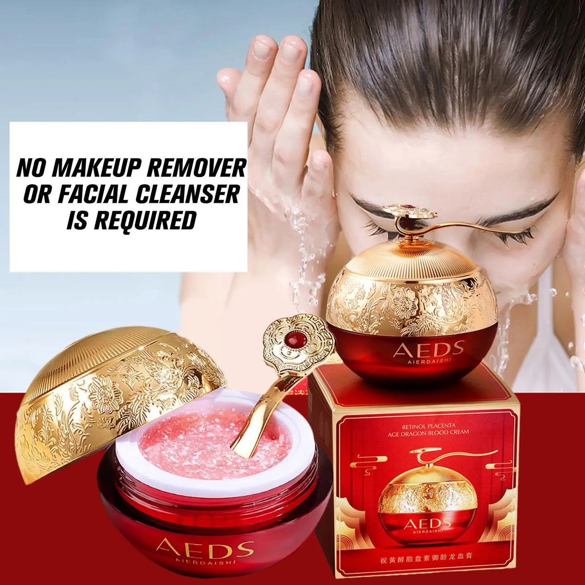 Dragon Blood Nourishing Facial Serum Cream | Moisturizing Skincare Facial Serum Cream Qme