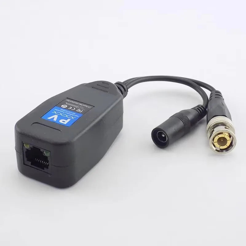 ESCAM 5-Pair Passive BNC Video Balun Transceiver for CCTV Video Balun Transceiver Qme