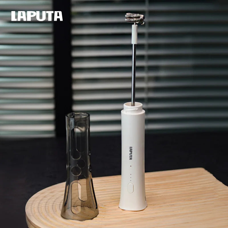 Wireless Automatic Milk Frother & Latte Art Maker – White Milk Frother Qme