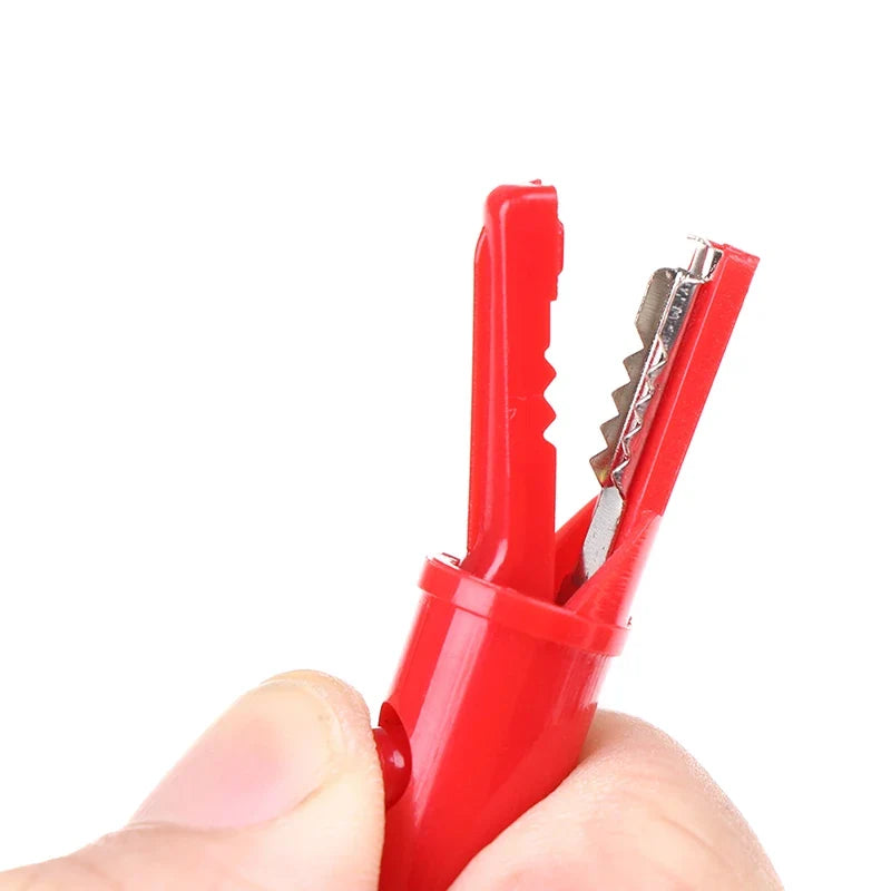 Push Button Insulated Alligator Clips for Multimeter Test Leads Test Lead Clips Qme