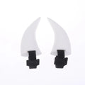 3D Printed Devil Horn Headphone Accessories | Gamer Décor Headphone Accessories Qst White