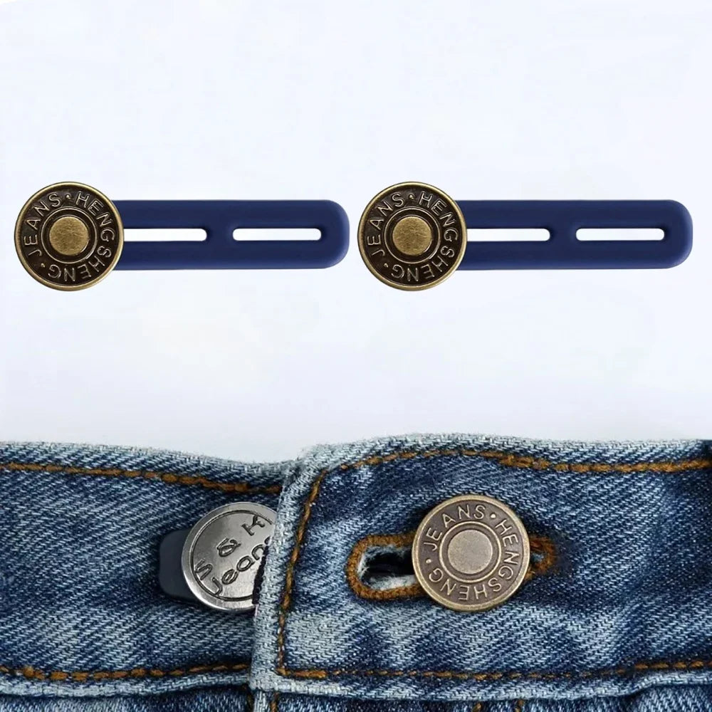 Universal Button Extenders for Jeans, Pants & Collar – 3 Colors Button Extender Qme 2 PCS long style