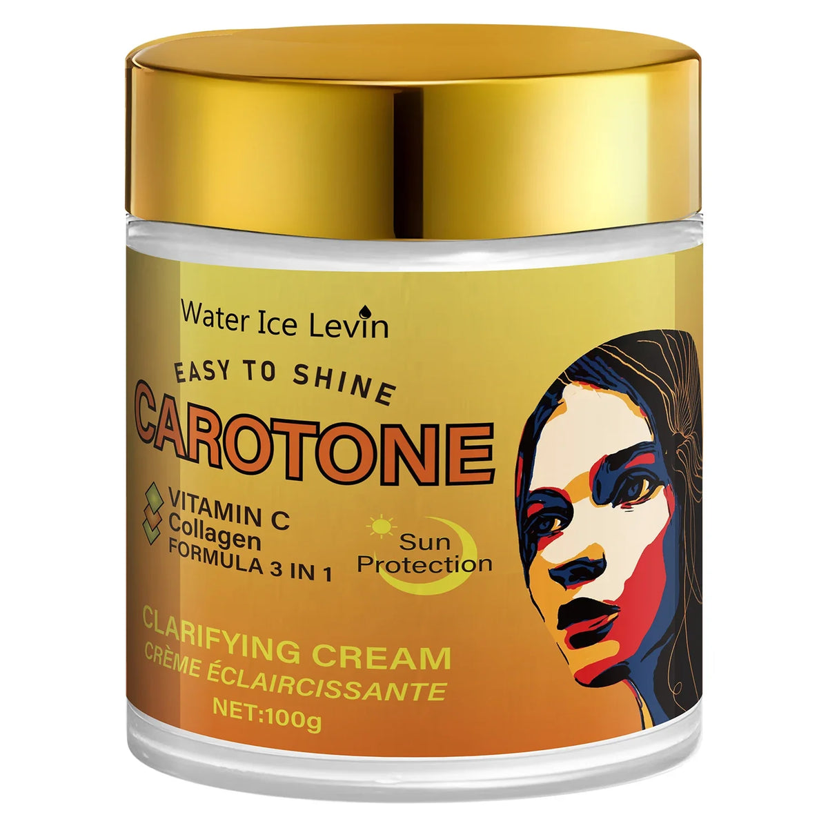 Vitamin C Collagen Sun Protection Clarifying Cream 100g Clarifying Face Cream Qme one 100g