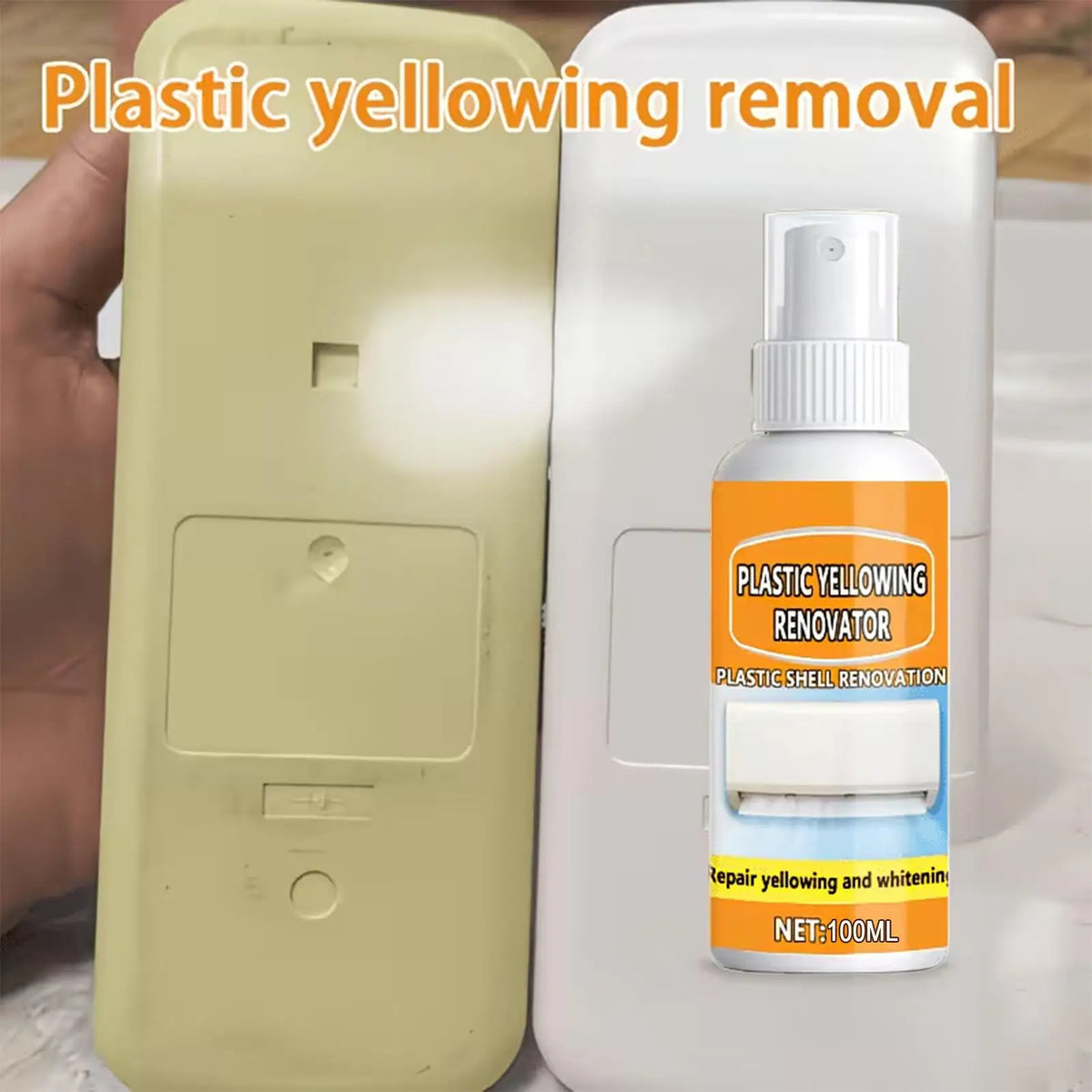 Yellow Off Multi-Purpose Whitening Cleaner Spray 100ml Multi-Surface Cleaner Qme
