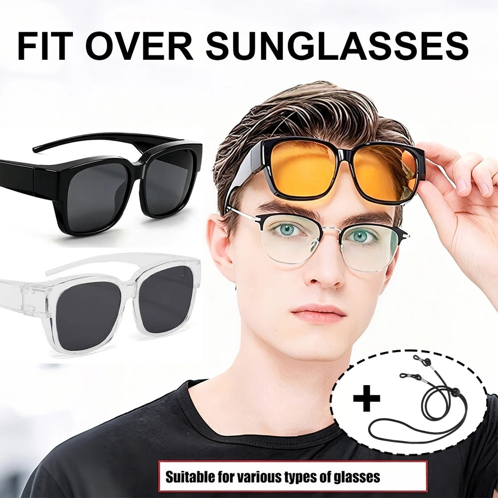 VOPHA Polarized Fit-Over Sunglasses UV400 Unisex | T02 Polarized Sunglasses Qst