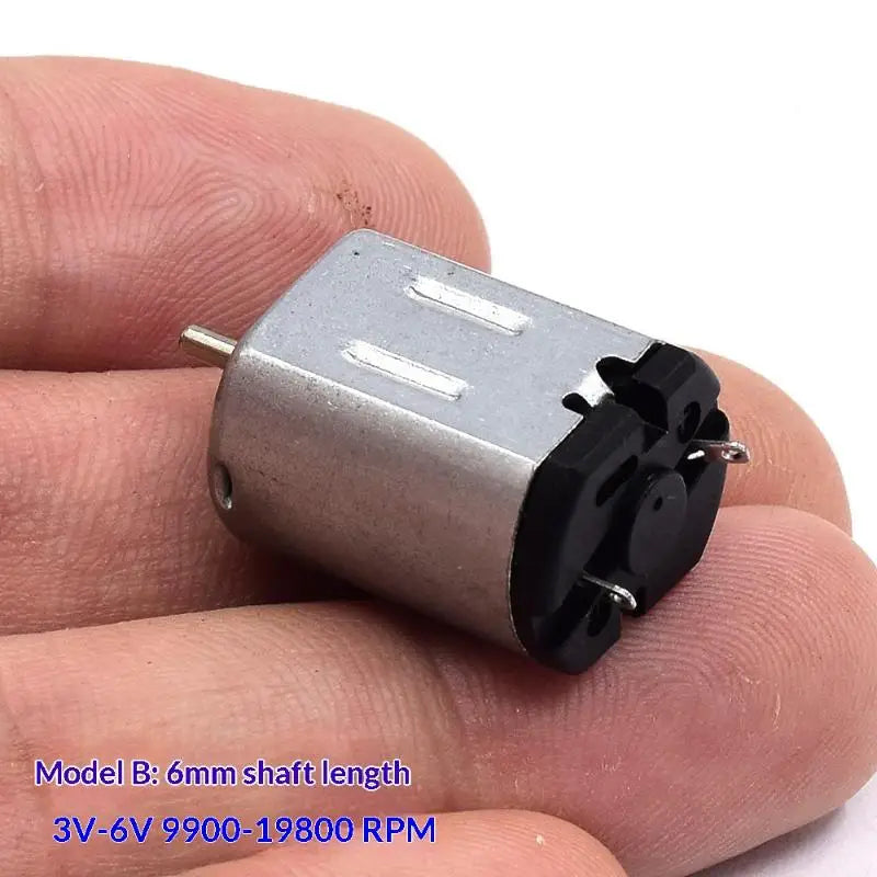 FF-030 Micro DC Motor 3V–12V Mini Metal Brush Motor for DIY Micro DC Motor Qme