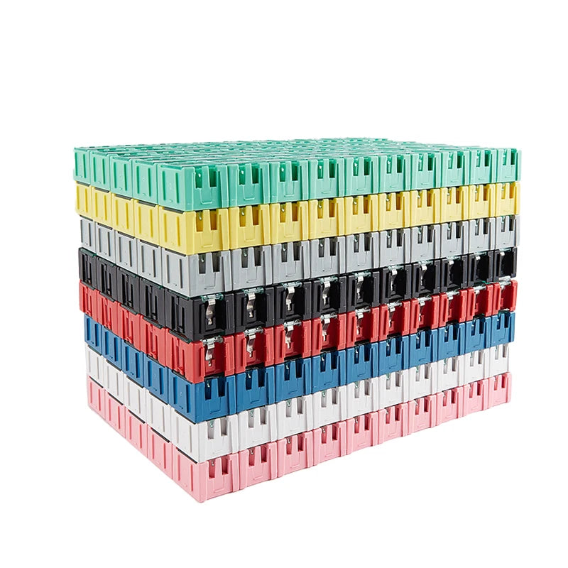 50-Piece SMD SMT Component Mini Storage Box Kit – Plastic Component Storage Kit Qst