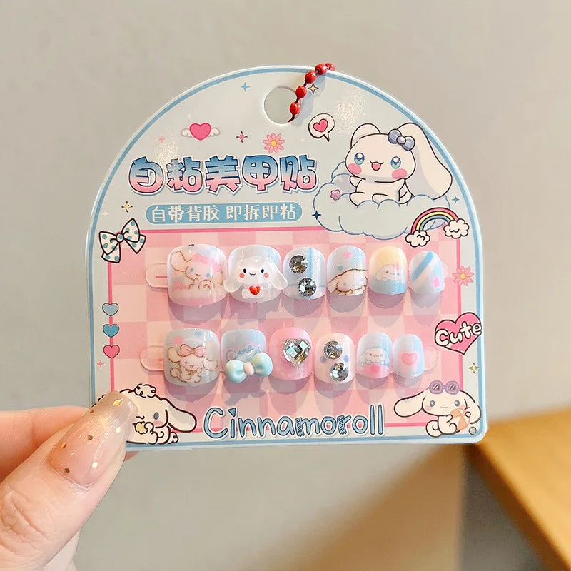 Hello Kitty Kuromi 3D Nail Art Stickers & Decals – Non-Toxic 3D Nail Art Stickers Qme 2