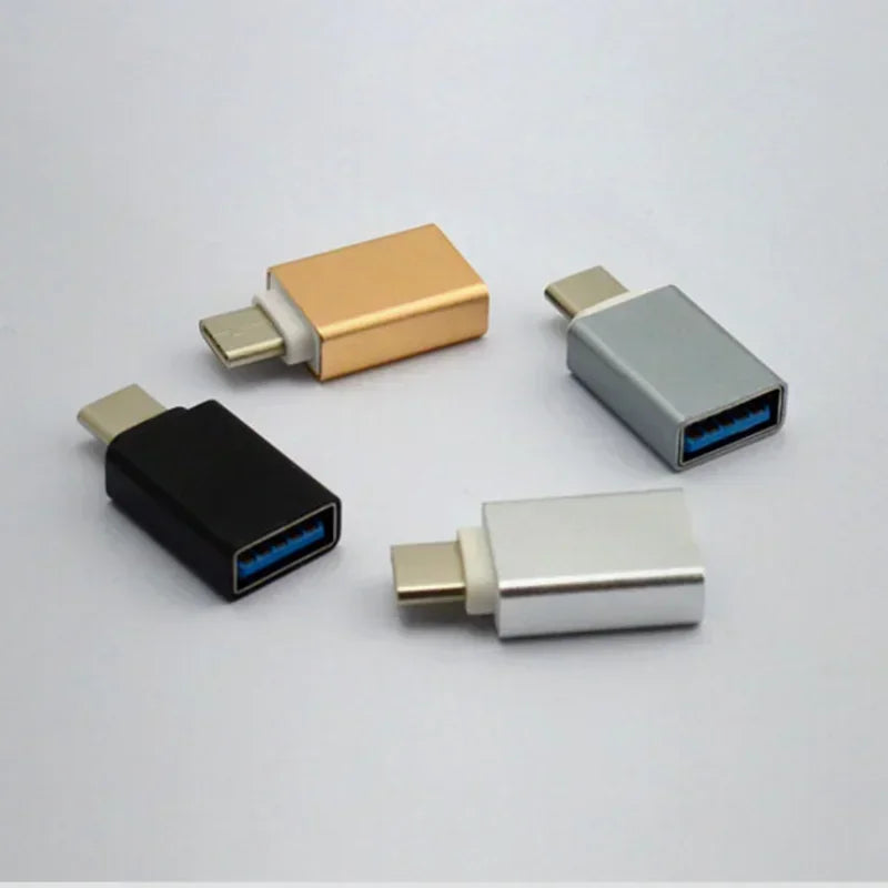 OTG USB-C to USB 3.0 Adapter – Charge & Data Converter USB-C OTG Adapter Qme