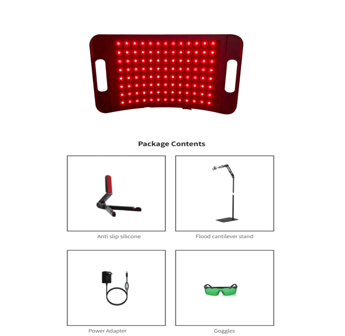 Red Light Therapy Lamp 660nm 850nm | Face & Full Body LED Panel Red Light Therapy Lamp Qst Therapy Lamp