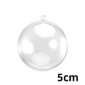 20 Pcs Fillable Christmas Ball Ornaments – Tree Decorations Christmas Ornaments Qme 5cm 5pcs