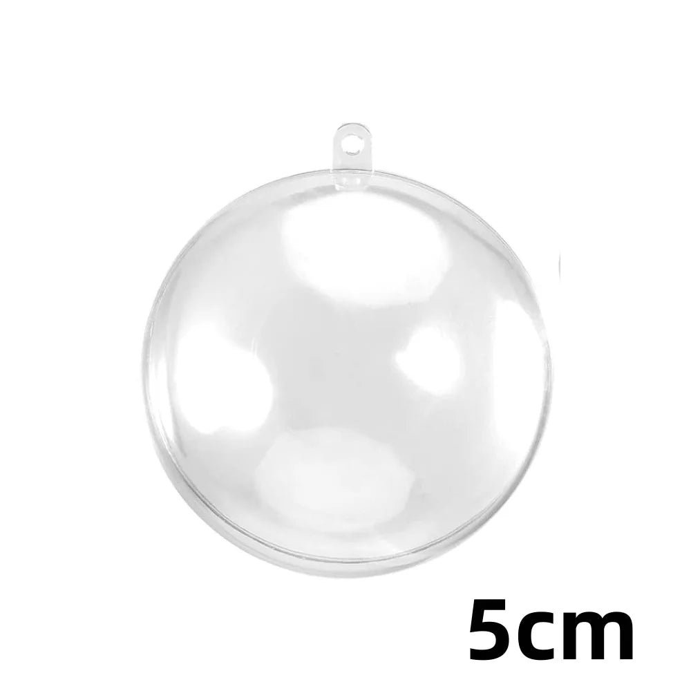 20 Pcs Fillable Christmas Ball Ornaments – Tree Decorations Christmas Ornaments Qme 5cm 5pcs