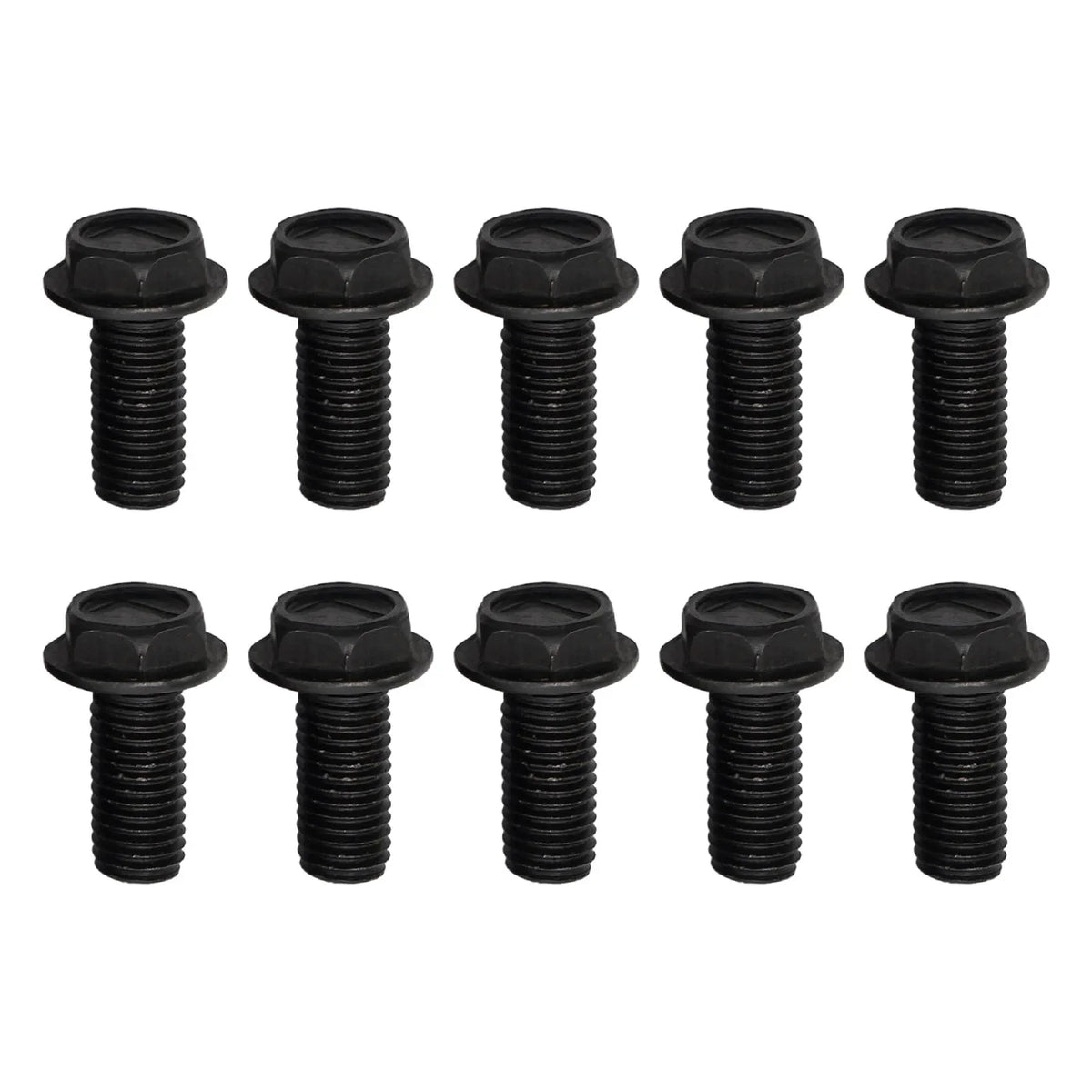 M6 M7 M8 Left-Hand Thread Hex Flange Saw Blade Screws 10-Pack Hex Flange Screws Qme