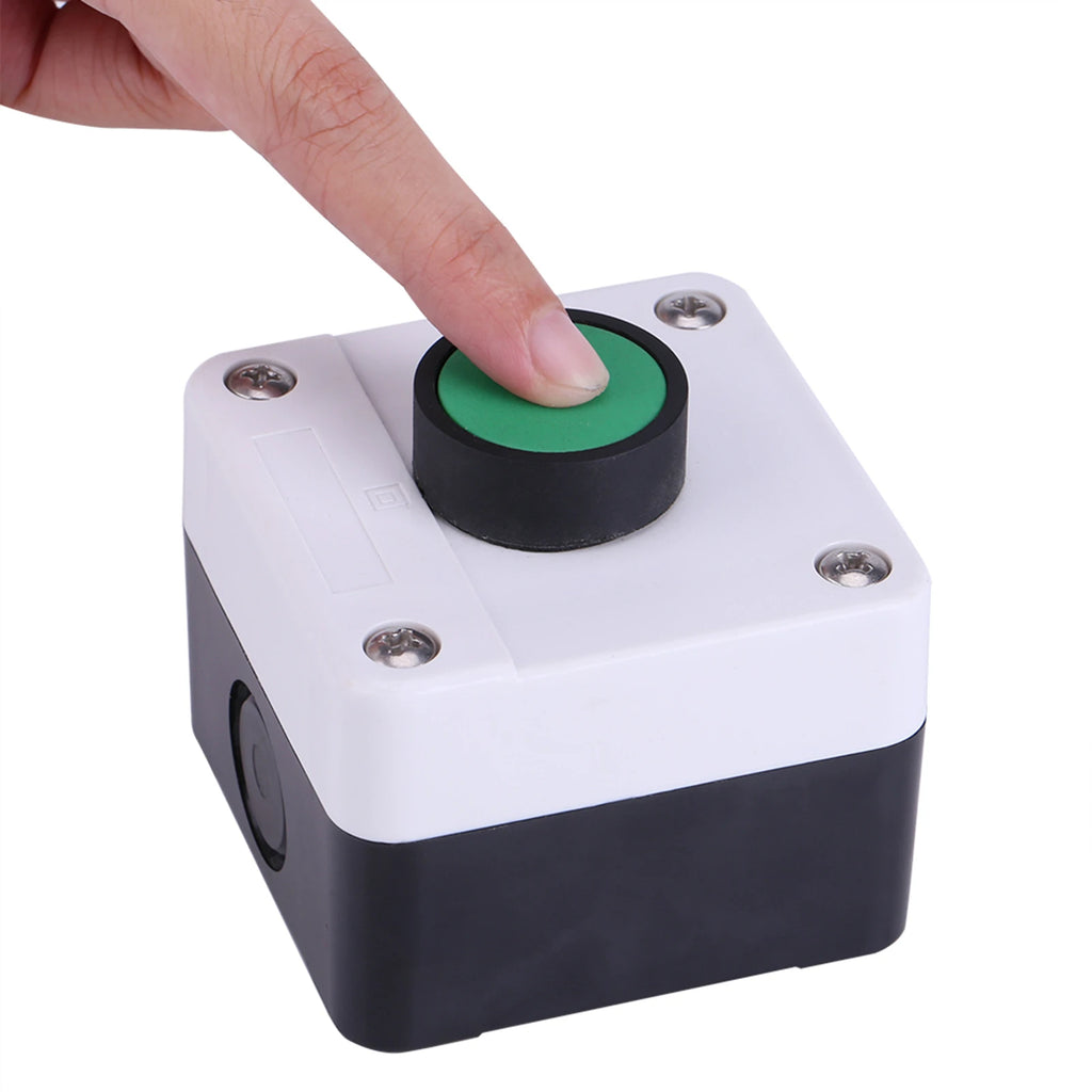 Weatherproof Green Push Button Control Box for Gate Opener Push Button Switch Box Qst