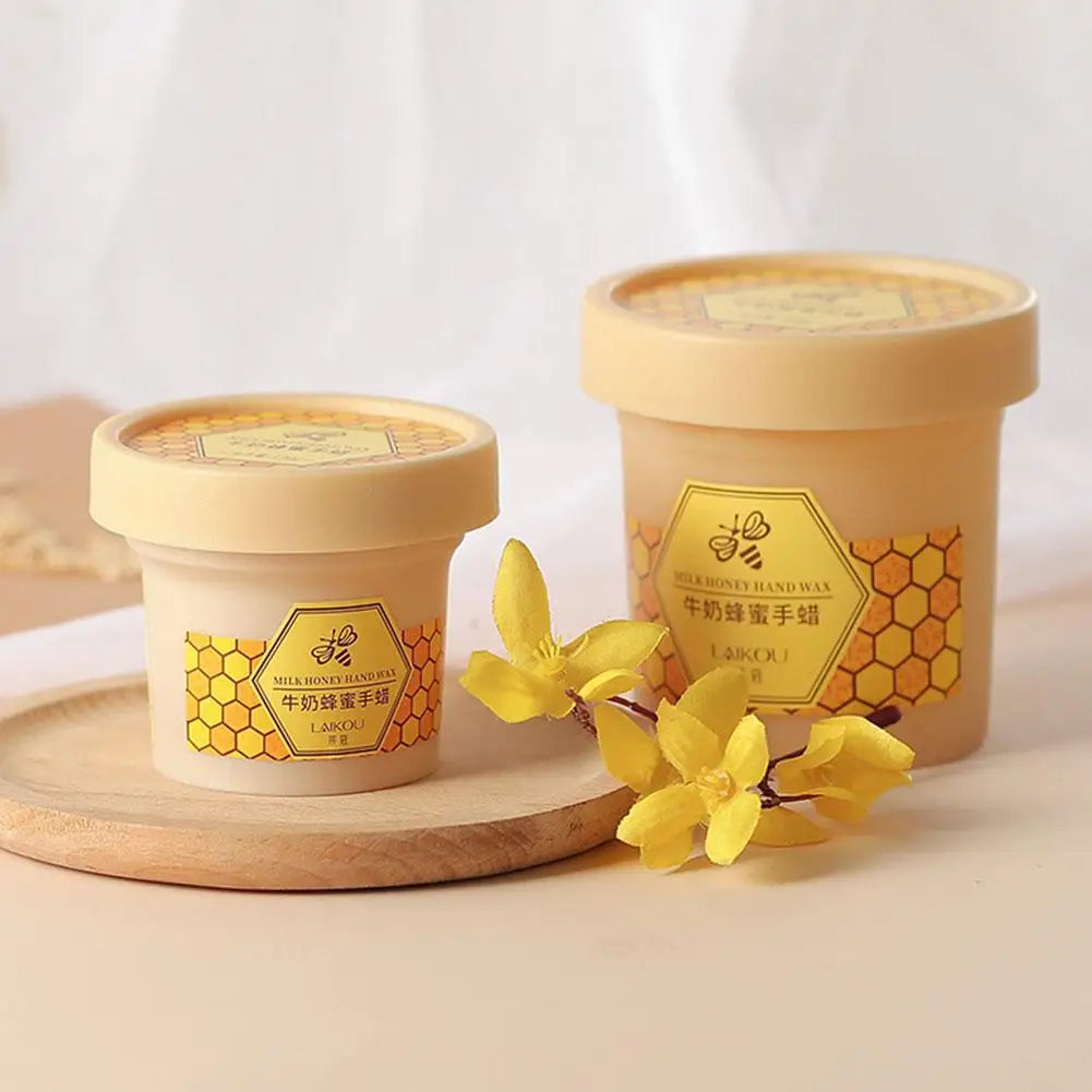 Milk & Honey Hand Mask – Moisturizing & Exfoliating Film Hand Film Mask Qme