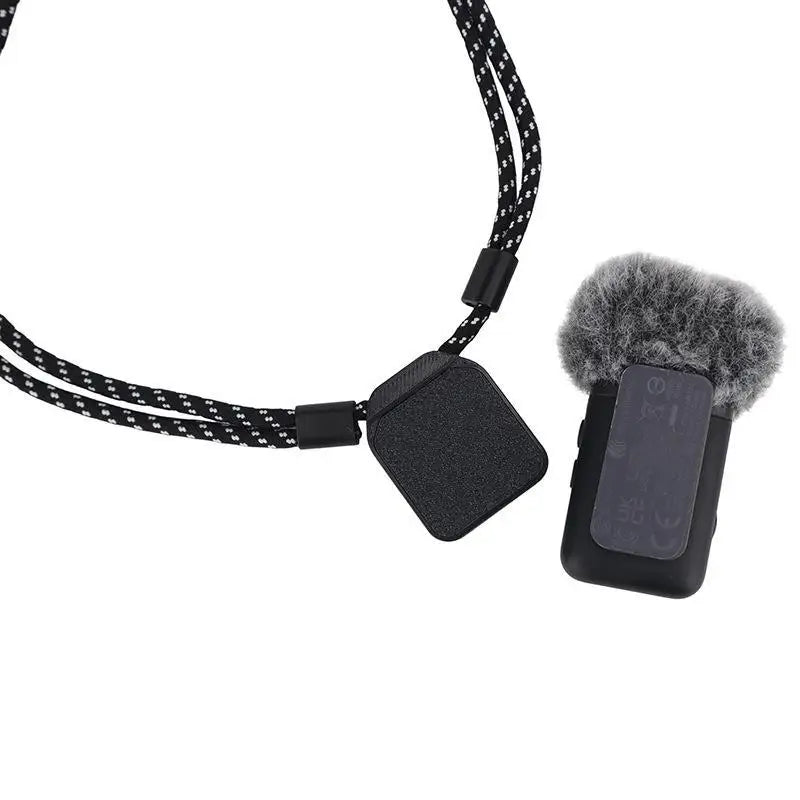 Magnetic Mic Necklace Holder – Hands-Free Microphone Mount Microphone Mount Qme