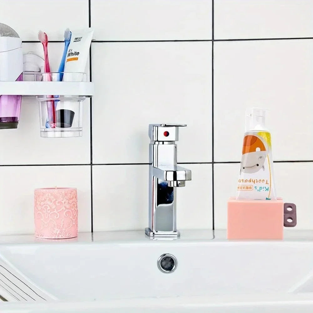 Toothpaste Tube Squeezer Roller Dispenser with Handle Tube Squeezer Dispenser Qme