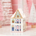 Mini Christmas Gingerbread House Spice Jars | Holiday Village Set Christmas Décor Jars Qme B