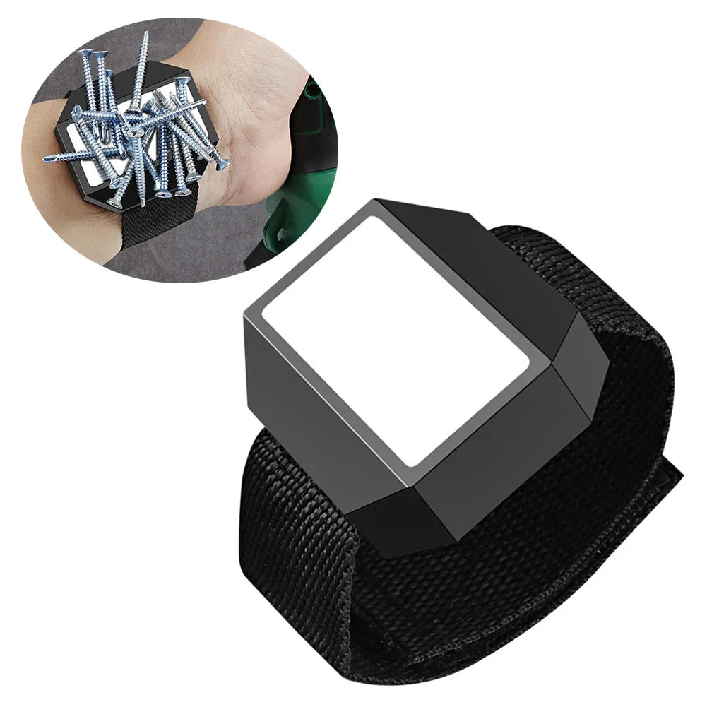 Magnetic Screw Holder Wristband – Adjustable Tool Belt Magnetic Tool Wristband Qme