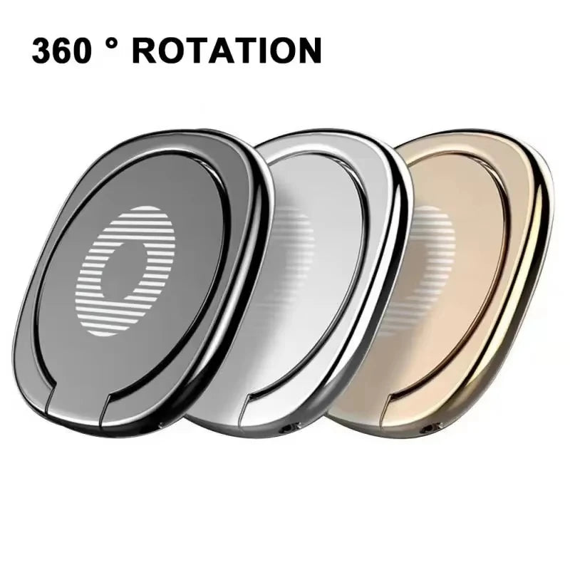 Ultra-Thin 360° Metal Phone Ring Holder & Finger Grip Stand Phone Ring Stand Qst