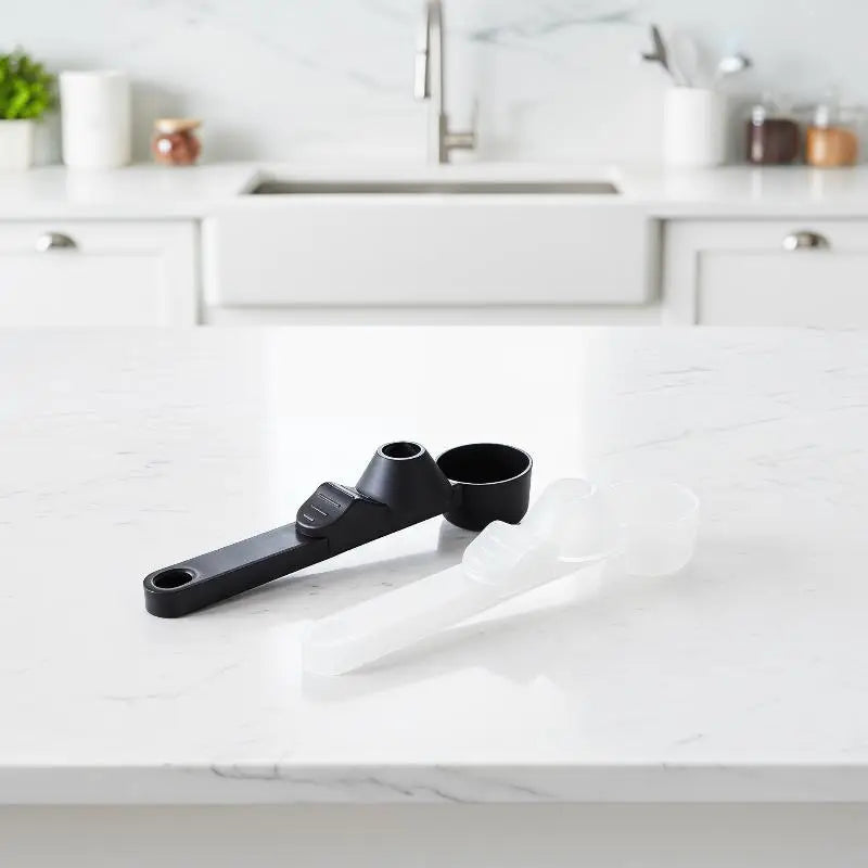 Leakproof Coffee & Protein Powder Scoop with Funnel | Reusable Powder Scoop Funnel Qme