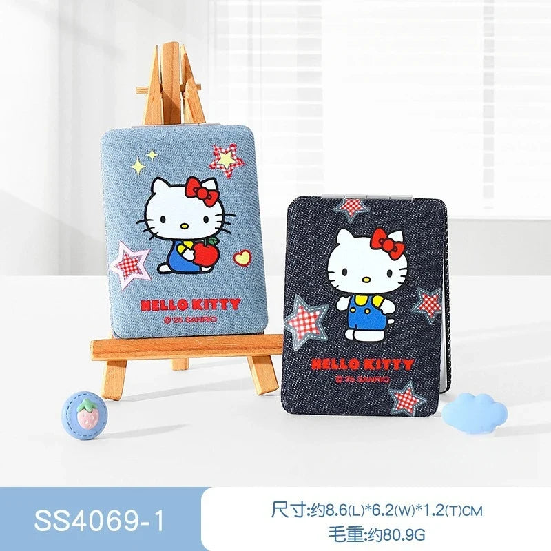 Hello Kitty Kuromi Compact Travel Makeup Mirror – 8 Colors Compact Travel Mirror Qme 8 Random Single