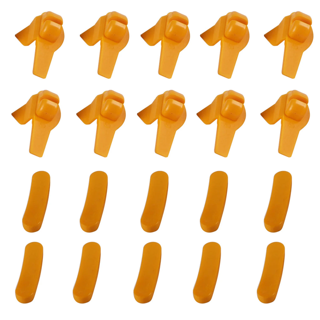 20pcs Tyre Changer Rim Protector Duck Head Insert – Universal Tyre Changer Accessory Qst Brown