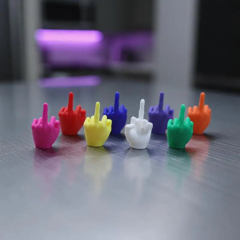 3D Finger Gesture Figurines – Modern Hand Sculpture Decor Decorative Figurine Set Qst