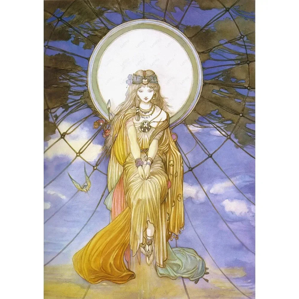 Yoshitaka Amano Final Fantasy Canvas Wall Art Poster Print Canvas Art Print Qst 16 20x30cm Unframed