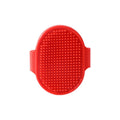 Soft Rubber Pet Grooming Glove – Cat & Dog Bath Brush Pet Grooming Glove Qme red