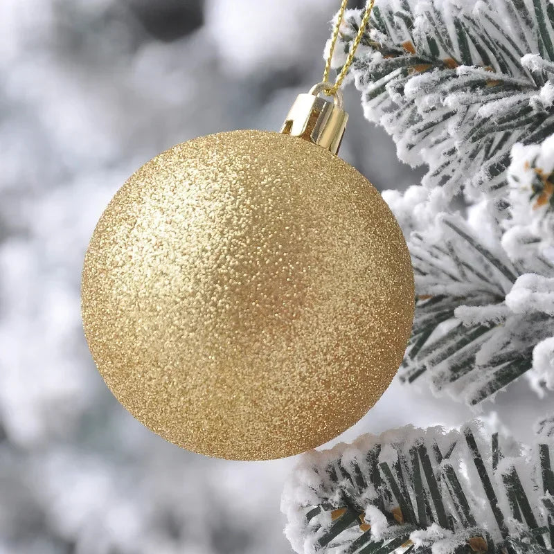 24Pcs Christmas Ball Ornaments Set | Tree & Holiday Decor Christmas Ornament Set Qme