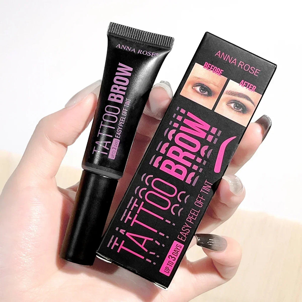 3D Peel-Off Eyebrow Tint Gel – Waterproof Long-Lasting Brow Dye Eyebrow Tint Gel Qme