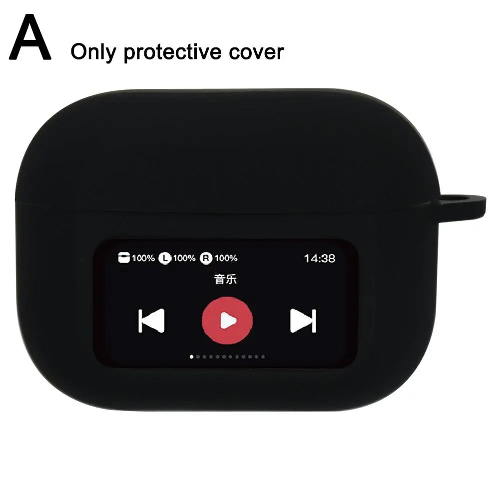 Silicone AirPods A9 Pro Case – Shockproof Anti-Slip Full Cover Earbuds Protective Case Qme A