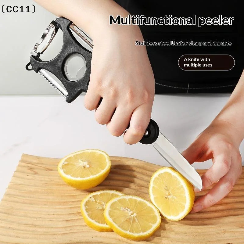 5-in-1 Stainless Steel Fruit & Vegetable Peeler Tool Vegetable Peeler Qme
