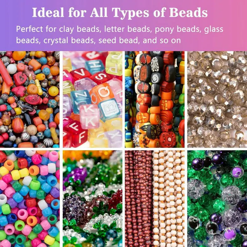 Crystal Clear Elastic Bead Cord for Bracelets & Jewelry Making Elastic Bead Cord Qme